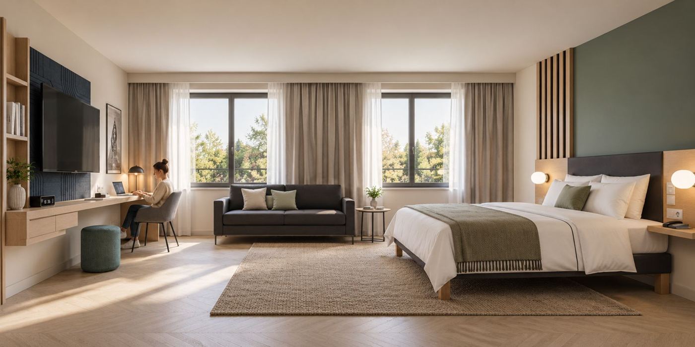 Chambre du Novotel Stade de France